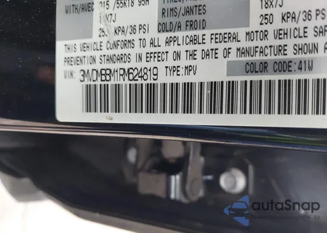 2024 Mazda Cx-30 2.5 S Select Sport z USA, uszkodzony, nr VIN 3MVDMBBM1RM624819